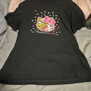 Hello Kitty Cafe Black T-Shirt